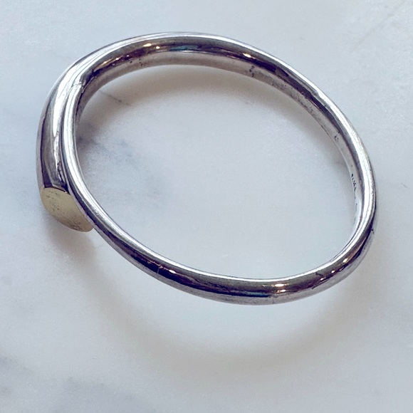 Authentic Robert Lee Morris silver and gold bracelet - Picture 4 of 6